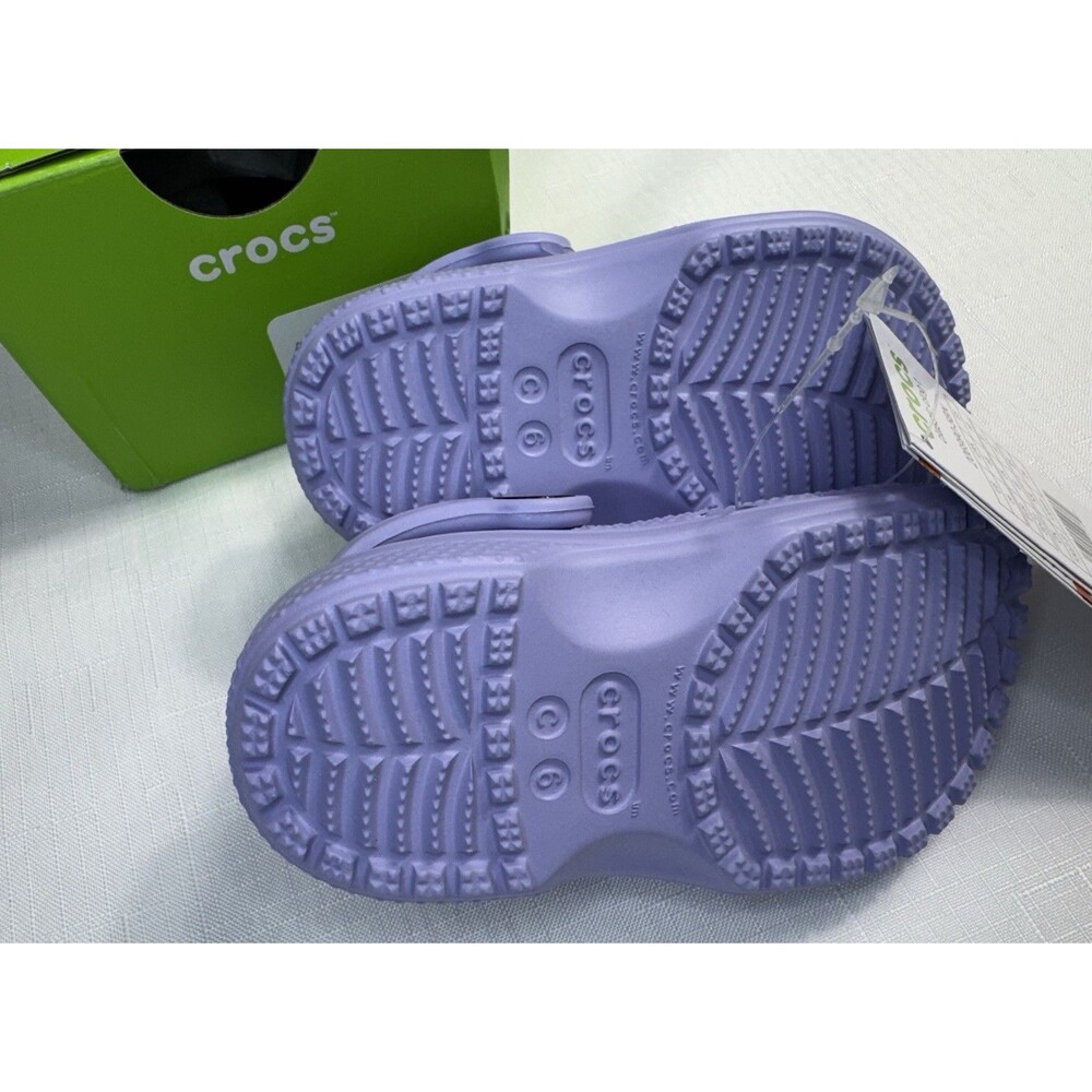 Crocs Classic Clog T Mystic Purple Toddler Size C6 NIB - Picture 7 of 8